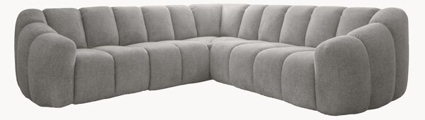 Sofa narożna z szenilu Shell