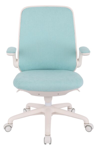 Krzesło biurowe obrotowe Easy White Miętowe, dla dziecka