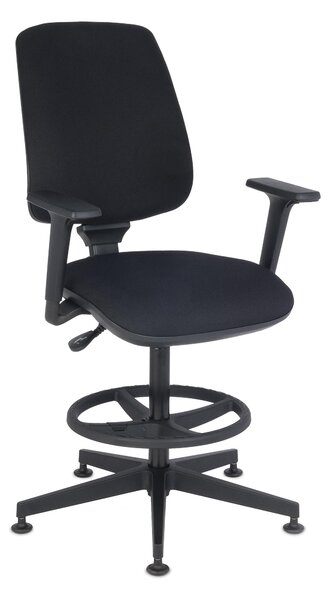 Krzesło Starter 3D Ring Base, wysokie z podnóżkiem