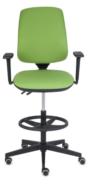 Krzesło Starter 3D Ring Base, wysokie z podnóżkiem