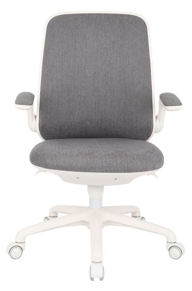 Krzesło biurowe obrotowe Easy White Szare, dla dziecka