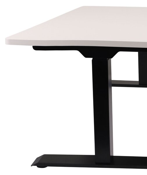 Biurko regulowane Alto 101 Black 140 cm, czarne, elektrycznie sterowane