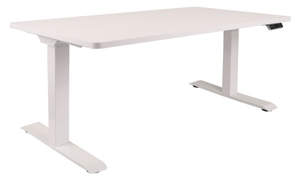 Zestaw: Fotel biurowy Ioo 2 + Biurko regulowane Alto 101 White białe