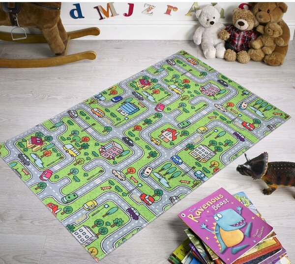 Zielony dywan dziecięcy 120x180 cm Green Neighborhood – Vitaus