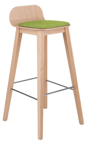 Hoker drewniany Malmo Wood Plus 4HW z tapicerowanym siedziskiem