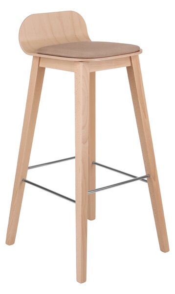 Hoker drewniany Malmo Wood Plus 4HW z tapicerowanym siedziskiem