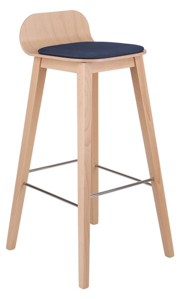 Hoker drewniany Malmo Wood Plus 4HW z tapicerowanym siedziskiem