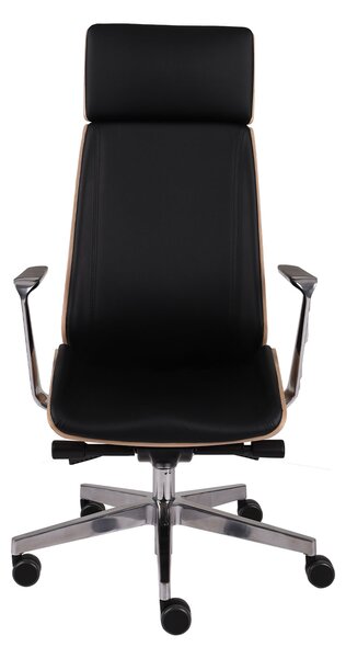 Fotel biurowy Moon Wood HD AL1 - Fornir dębowy