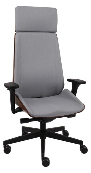 Fotel biurowy Moon Wood HD drewniany