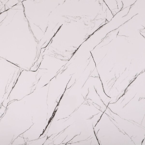 Stolik kawowy Prado white/gold, do salonu, glamour