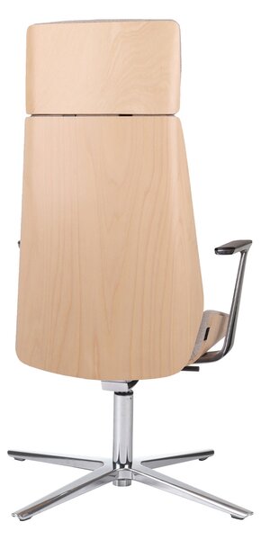 Fotel konferencyjny gabinetowy Moon Wood HD CF