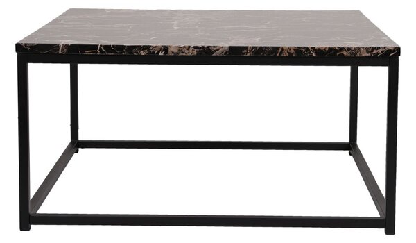 Stolik kawowy Prado dark/black, do salonu, glamour