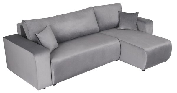 Narożnik z funkcją spania, rozkładany Orion L gładki