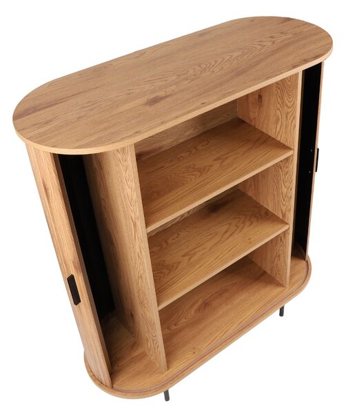 Komoda Loftwood (4804), dziki dąb, lamele, do salonu, do sypialni