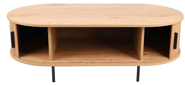 Stolik kawowy Loftwood (4806), dziki dąb, lamele