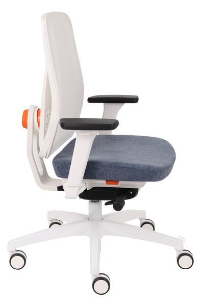 ErgoJunior WS White, krzesło do biurka, dla dziecka, dla młodzieży, krzesło gamingowe, fotel dla dziecka, fotel obrotowy