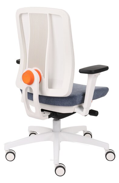 ErgoJunior WS White, krzesło do biurka, dla dziecka, dla młodzieży, krzesło gamingowe, fotel dla dziecka, fotel obrotowy