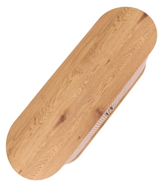 Szeroka komoda Loftwood (4802), dziki dąb, 140 cm, lamele