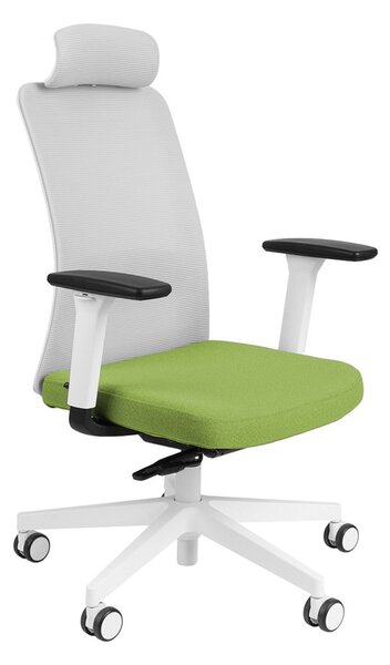 Fotel biurowy Nico WS HD, fotel ergonomiczny, do biura, do gabinetu, fotel z zagłówkiem