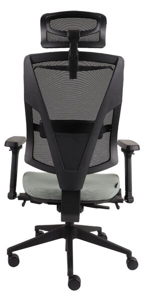 Fotel Futura 4S Plus Black, ergonomiczny, do biura, do gabinetu