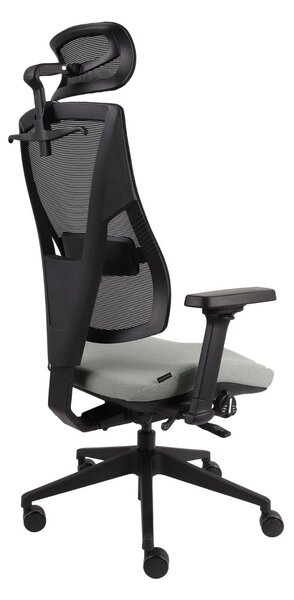 Fotel Futura 4S Plus Black, ergonomiczny, do biura, do gabinetu