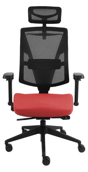 Fotel Futura 4S Plus Black, ergonomiczny, do biura, do gabinetu