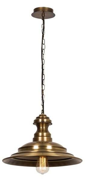 Lampa wisząca w kolorze brązu z metalowym kloszem ø 39 cm Obyla – Opviq lights