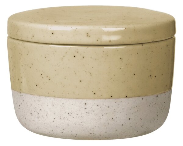 Beżowa ceramiczna cukierniczka Blomus Sablo