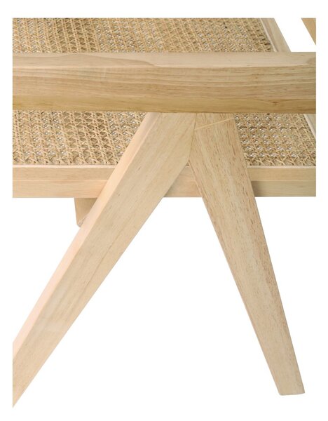 Krzesło drewniane Stella light z plecionką wiedeńską, rattan