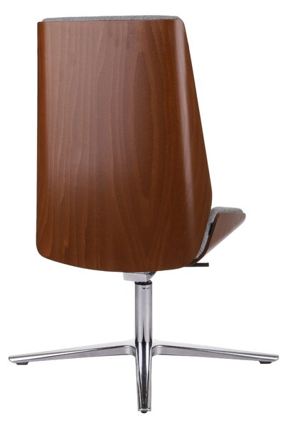 Fotel biurowy Moon Wood CF - elegancki, ergonomiczny fotel drewniany