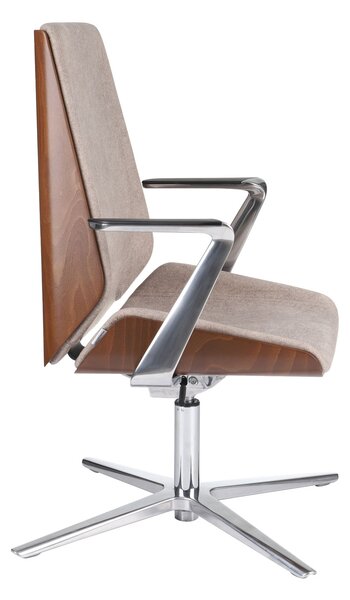 Fotel biurowy Moon Wood CF - elegancki, ergonomiczny fotel drewniany