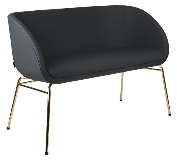 Sofa dwuosobowa Jula 4L black do biura