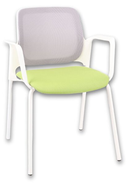 Krzesło konferencyjne Aspen 4L WS Arm Białe