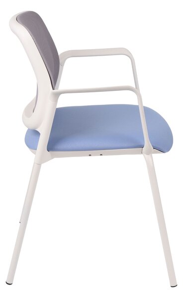 Krzesło konferencyjne Aspen 4L WS Arm Białe