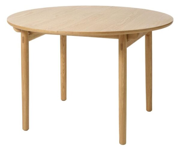 Stół do jadalni Carno 120 cm (45990200) z możliwością rozłożenia, drewniany