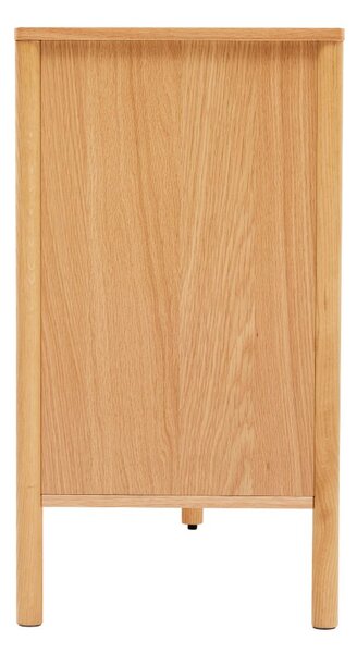 Komoda Blair 160 cm, naturalny dąb, 3 szuflady i szafka