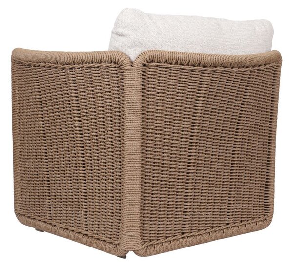 Zestaw ogrodowy Corsica: 3-osobowa sofa, 2 fotele i stolik kawowy, 5 osobowy