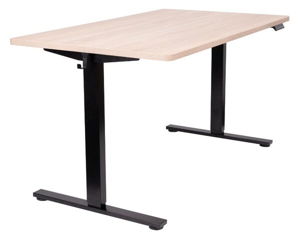 Biurko regulowane Alto 100 Black 120 cm, regulacja wysokości, biurko elektryczne, biurko do pracy stojącej
