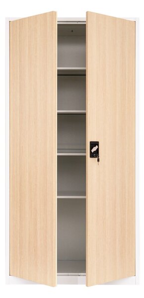 Metalowa szafa na klucz biurowa na dokumenty Geneva Wood