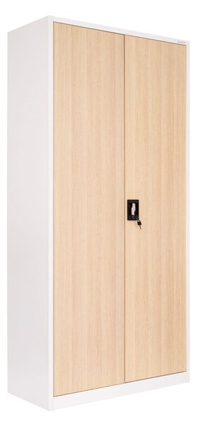 Metalowa szafa na klucz biurowa na dokumenty Geneva Wood