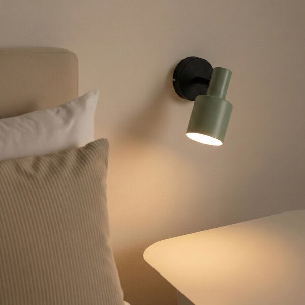 Lampa Ścienna Lindby, Ovelia, ściemnialny, czarny, salon, metal, nowoczesny