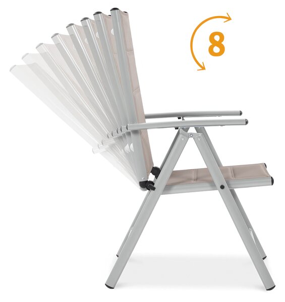 Zestaw ogrodowy SYDNEY Silver/Taupe
