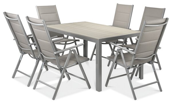 Zestaw ogrodowy SYDNEY Silver/Taupe