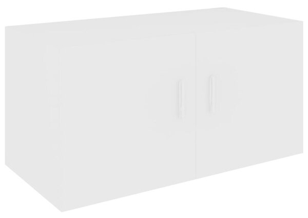Szafka ścienna, biała, 80x39x40 cm, materiał drewnopochodny