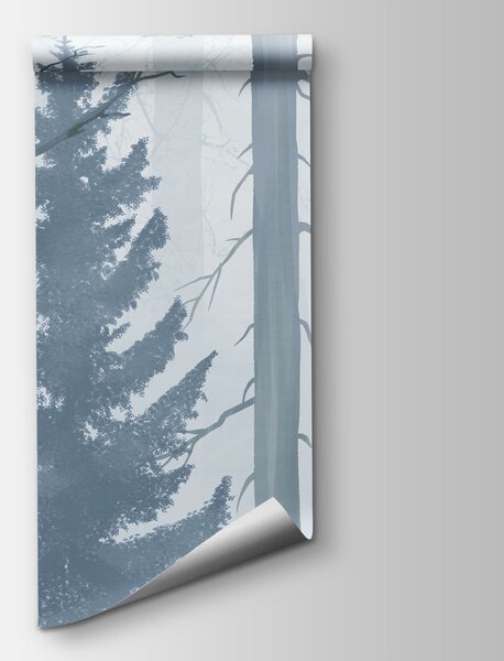 Fototapeta Zamglony las z drzewami, Fototapety Natura, Popularne Fototapety, t00978v2 - Tapeko.pl