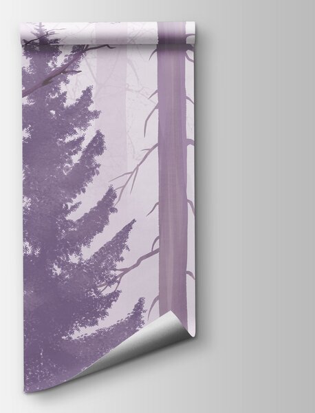 Fototapeta Zamglony las z drzewami, Fototapety Natura, Popularne Fototapety, t00978v3 - Tapeko.pl