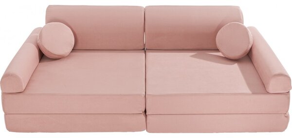 Velvet Sofa Dziecięca, Różowa - Meowbaby®