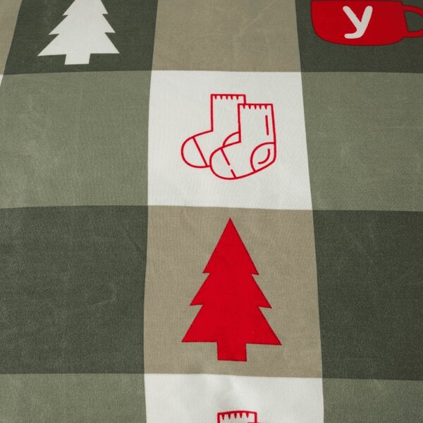 Pościel z mikrofibry CHRISTMAS SOCKS zielone Rozmiar pościeli: 70 x 90 cm | 140 x 220 cm
