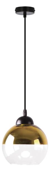 Nowoczesna czarno złota lampa wisząca - 4X D235 Z8-H95