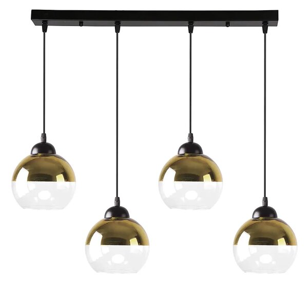 Nowoczesna lampa wisząca z czterema kloszami 3X D239 F2-Z65